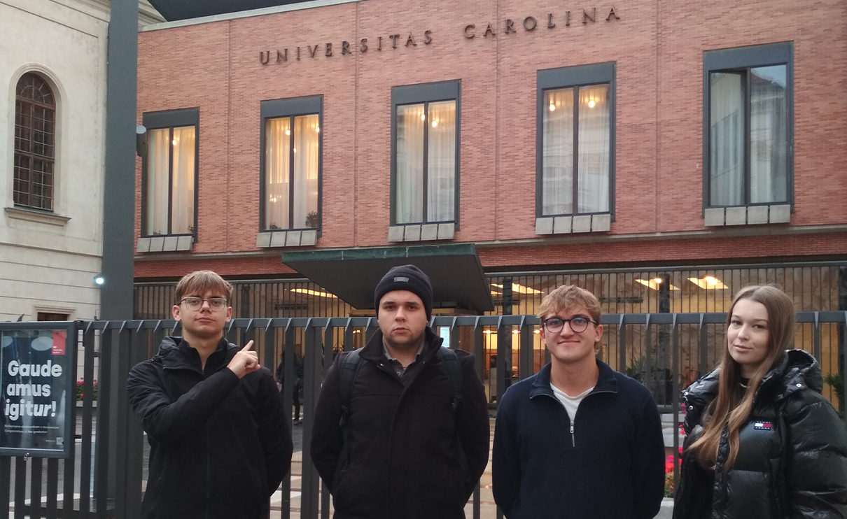 GMU Students visting Charles University, Prague
