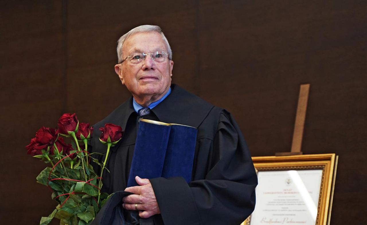 Professor Bradford Parkinson Conferred Honorary Title of Doctor honoris causa