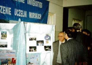 19.12.2000 - An exhibition dedicated to IAMU, organised at Gdynia Maritime Academy