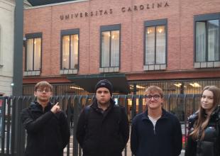 GMU Students visting Charles University, Prague