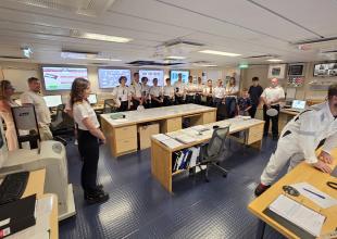 Dar Młodzieży Delegation on board the Allure of the Seas. Photo: GMU