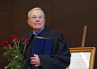 Professor Bradford Parkinson Conferred Honorary Title of Doctor honoris causa