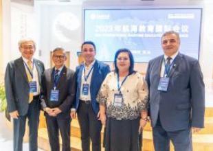 International Maritime Education Conference, 21-25.09.2023, Dalian Maritime University. HM The Rektor Prof. Adam Weintrit as Chair of IAMU was an honorary guest at the conference