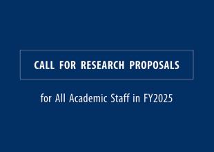 Call for research proposals for All Academic Staff in FY2025