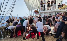 GMU Sports Day Onboard the Dar Młodzieży
