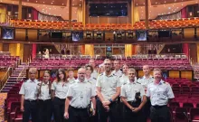 Delegation from the Dar Młodzieży on board the Allure of the Seas. Photo: GMU