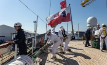 Work on Board. Photo: A. Dopke