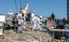 Work on Board. Photo: A. Dopke
