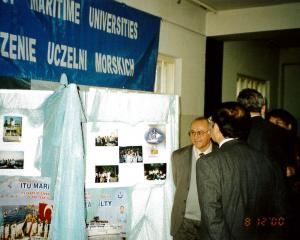 19.12.2000 - An exhibition dedicated to IAMU, organised at Gdynia Maritime Academy