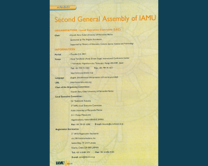 20.10.2001 Second Annual General Assembly