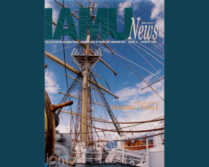01.2003_The cover of an edition of the IAMU News dedicated to the training ships of IAMU member universities, edited by Prof B. Łączyński
