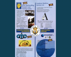 01.2023_An advert in the IAMU news bulletin for 4 companies belonging to GMA