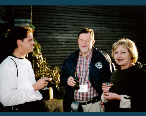  2004_AGA-5, Tasmania, Australia_in the centre Prof Józef Lisowski, Rector of Gdynia Maritime Academy, on the left, an American student of Polish origin, son of a Master Marine and AMG graduate