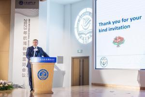 International Maritime Education Conference, 21-25.09.2023, Dalian Maritime University. HM The Rektor Prof. Adam Weintrit as Chair of IAMU was an honorary guest at the conference