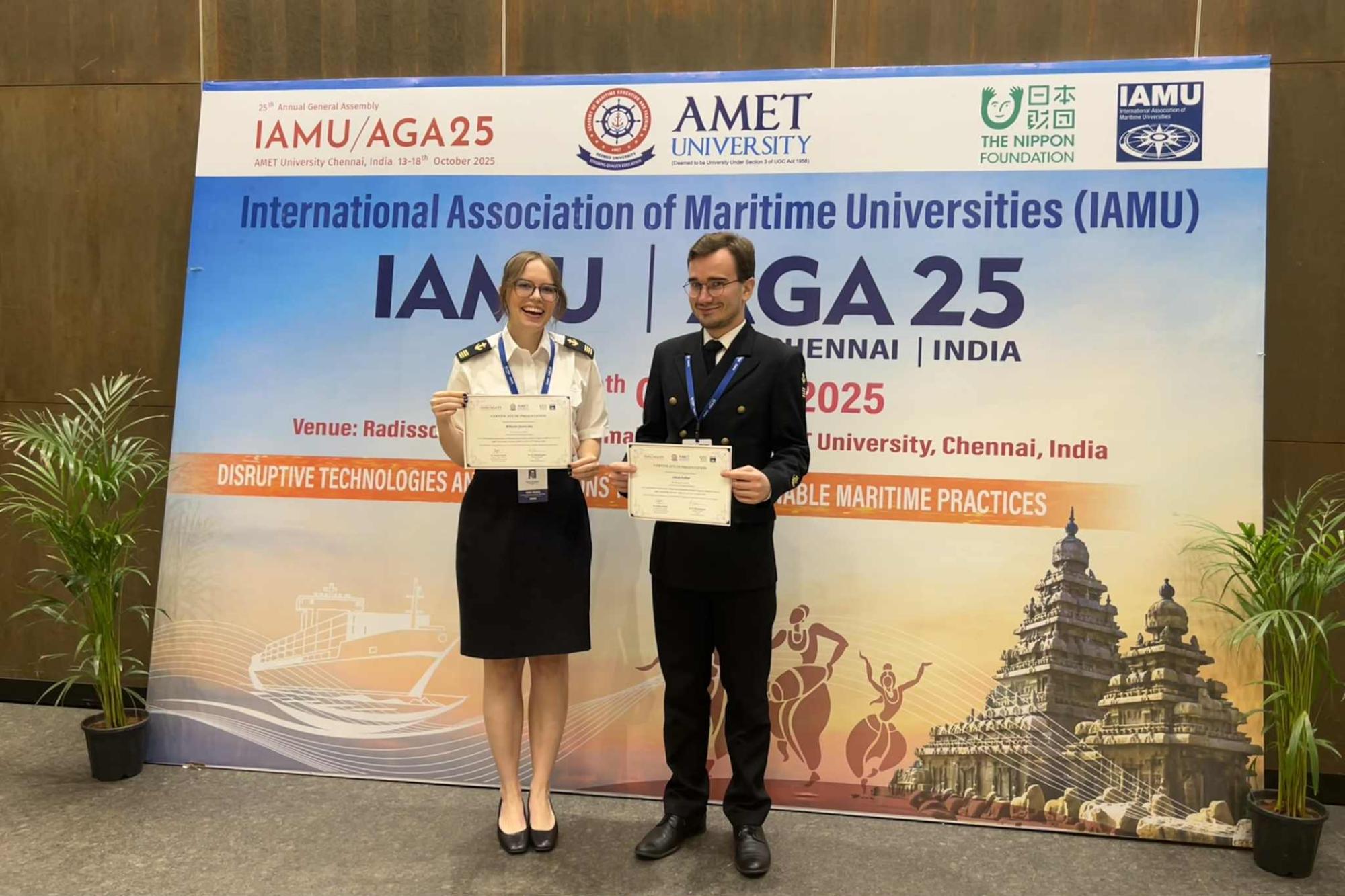 Studenci UMG podczas IAMU AGA 2025