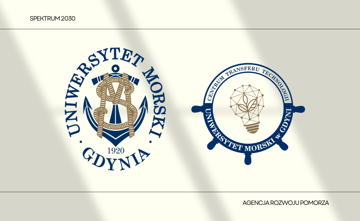 Logotypy UMG i CTT UMG na planszy