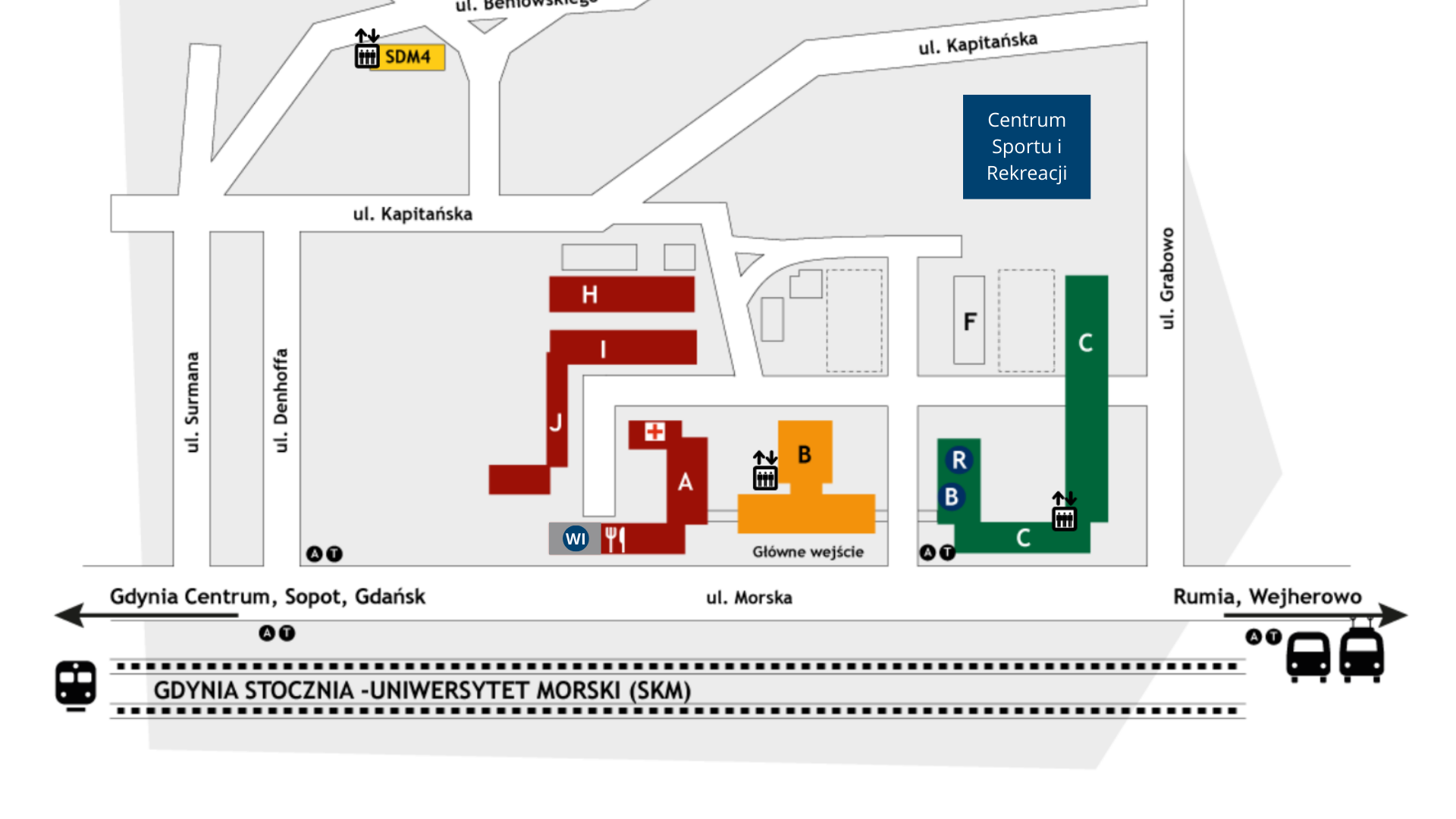 mapa kampusu umg