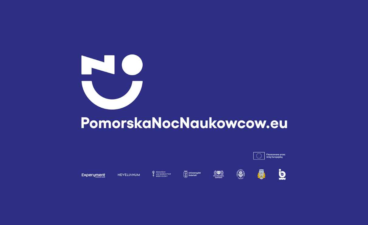 Plansza z tytułem Pomorska Noc Naukowc&oacute;w