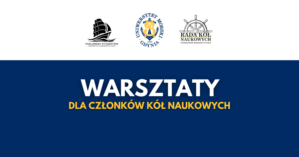 Plansza promująca warsztaty k&oacute;ł naukowych