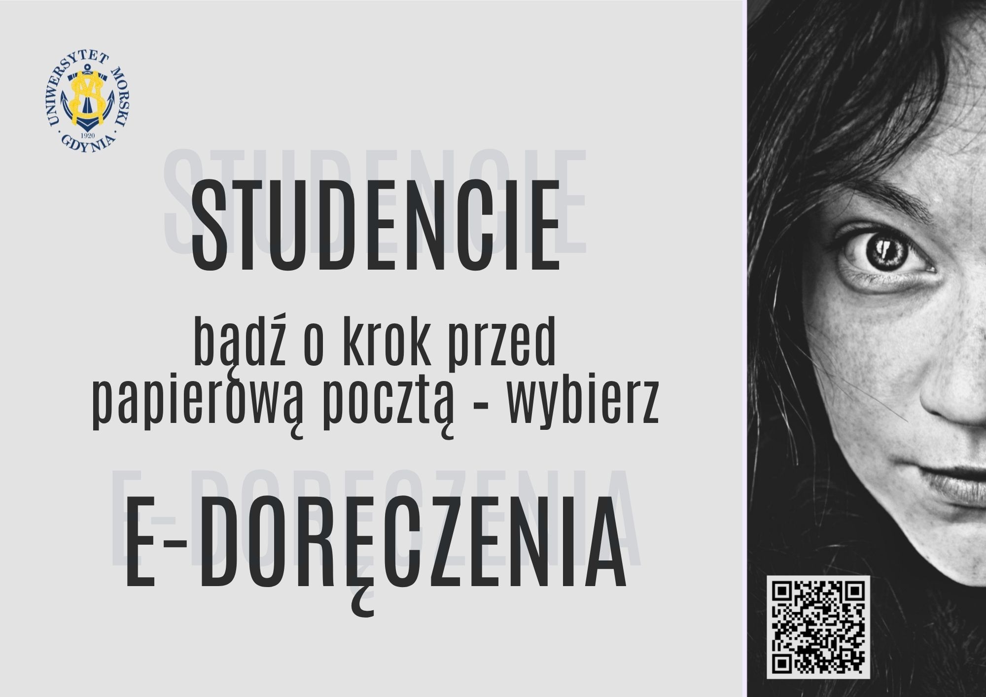 Plakat promujący E-Doręczenia