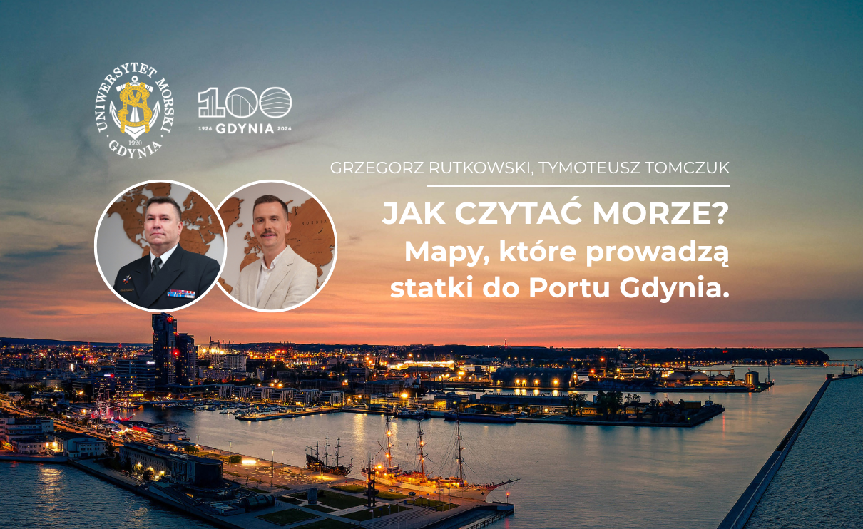 Plansza promująca wykład na 100-lecie Gdyni