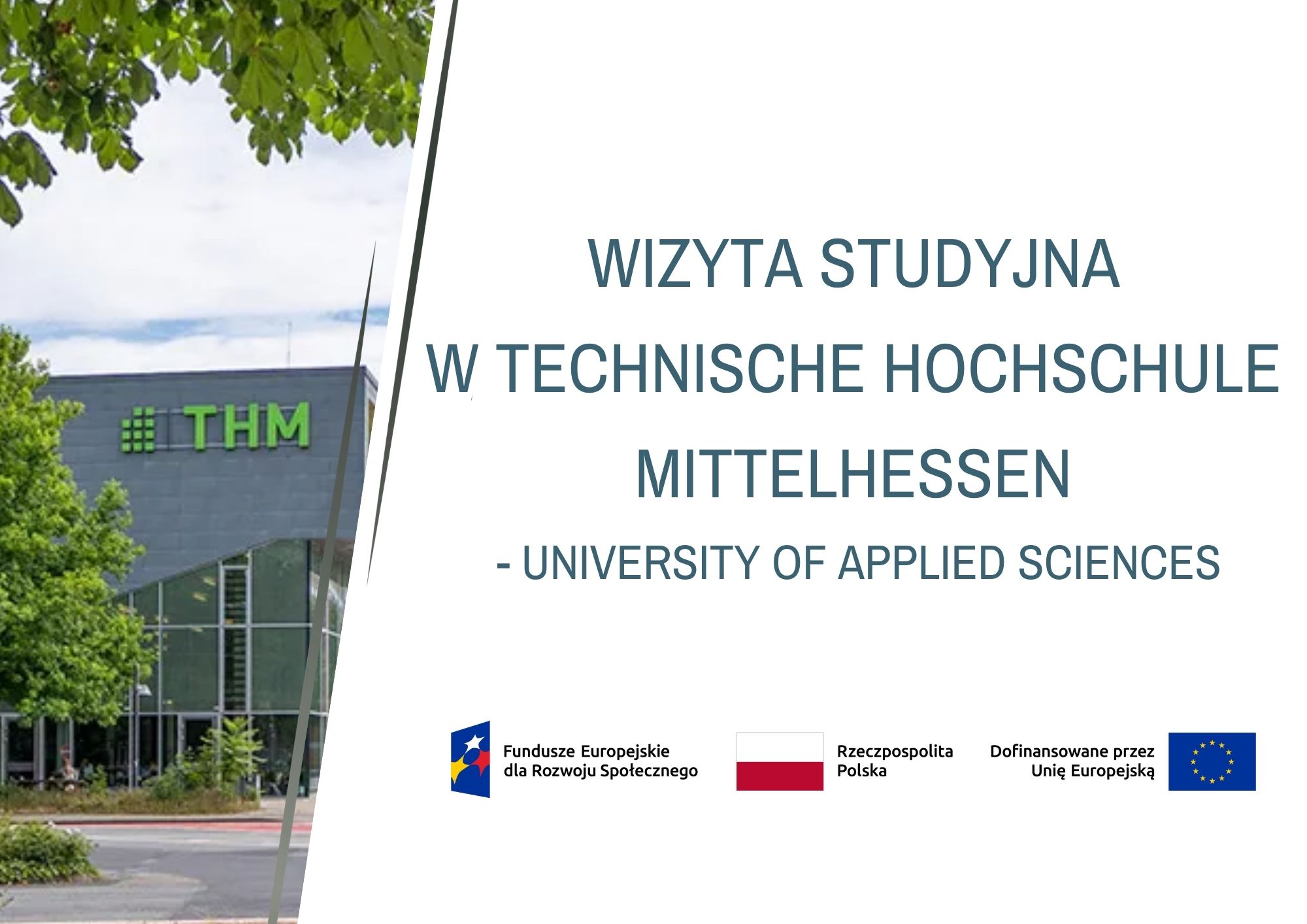 Plansza promująca wizytę studyjną