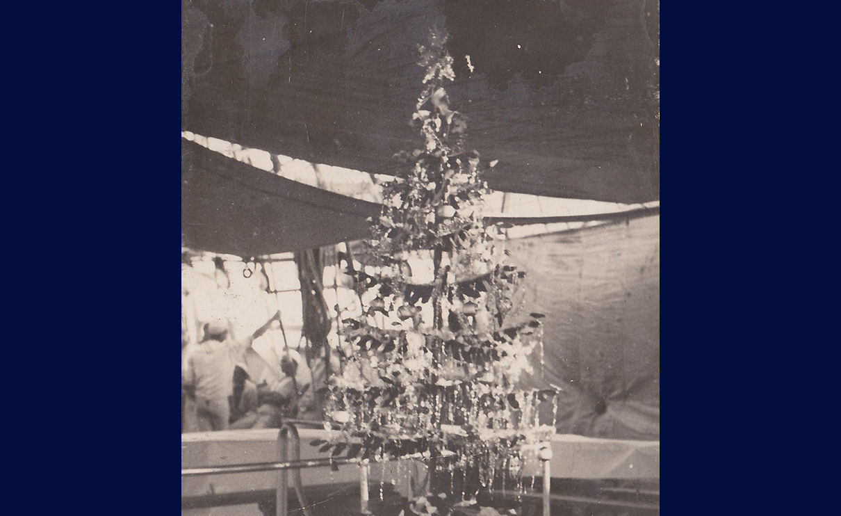 Wigilia i sylwester na „Darze Pomorza” w 1934 r. 