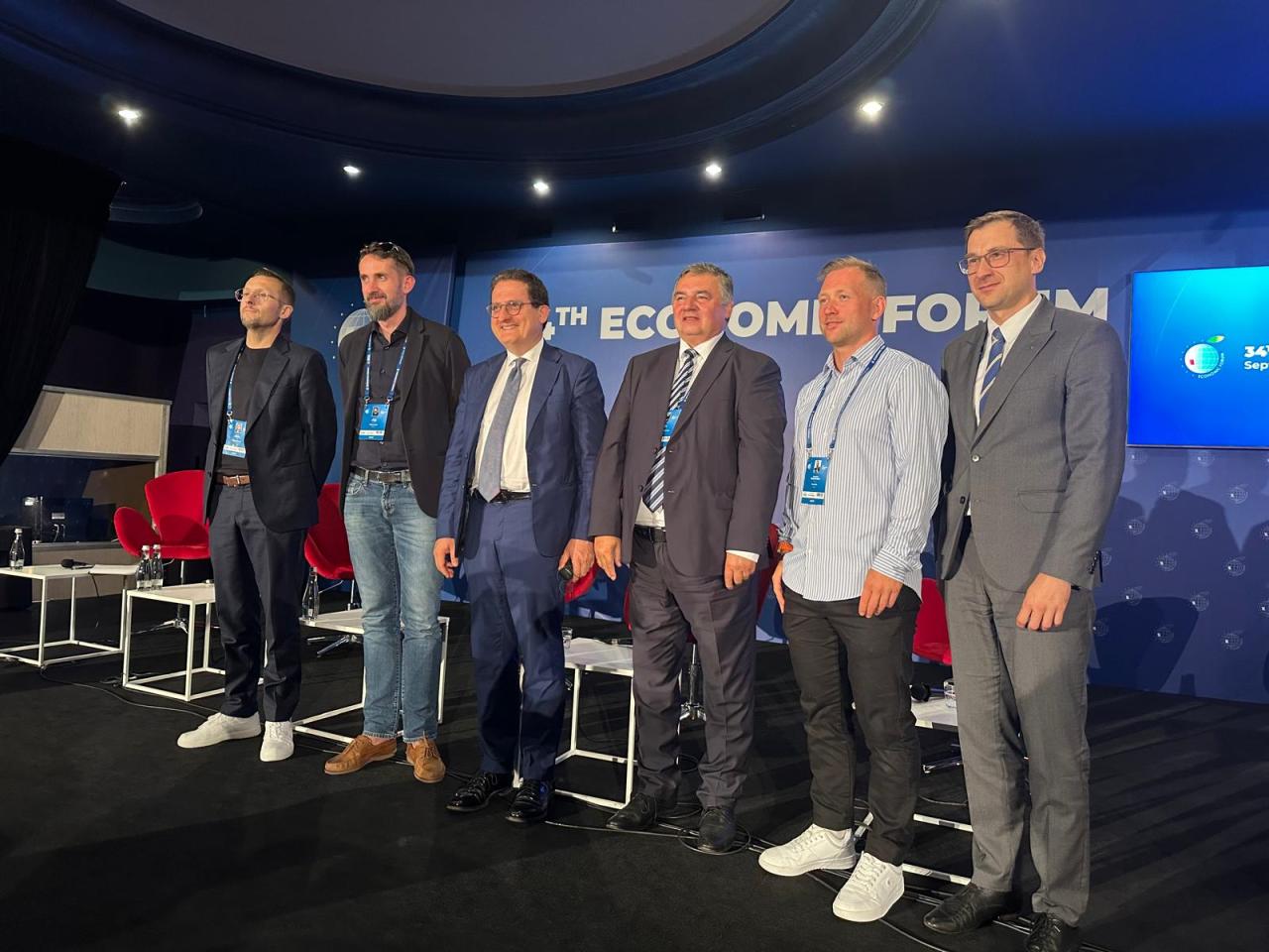 Uczestnicy panelu podczas 34. edycji Forum Ekonomicznego