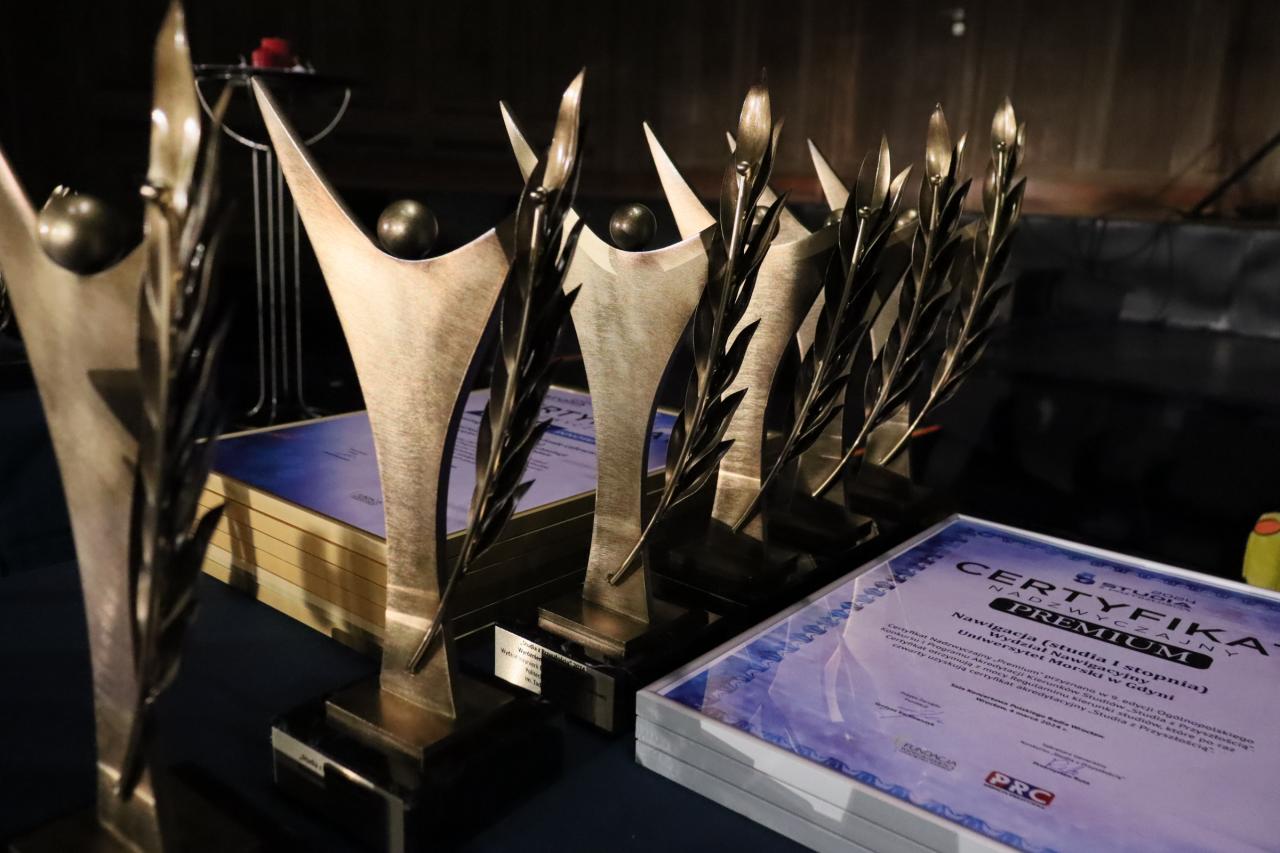 Wydział Nawigacyjny UMG laureatem konkursu &bdquo;Studia z Przyszłością 2024&rdquo; oraz Certyfikatem Nadzwyczajnym PREMIUM oraz PROGRES ROKU!