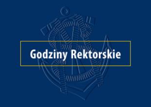 Plansza z tytułem Godziny Rektorskie