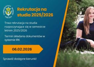 Plansza promująca rekrutację