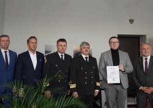 spotkanie przedstawicieli Uniwersytetu Morskiego w Gdyni, 8Foundry Alliance oraz Łączpol