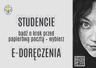 Plakat promujący E-Doręczenia