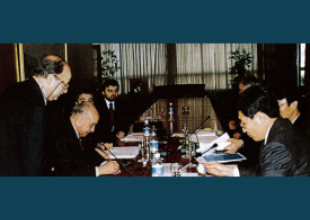 07. 2002_Grupa robocza IAMU, na drugim planie prof. A. Weintrit, Egipt