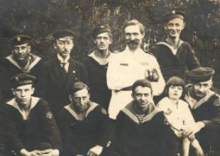 I kurs mechaników SM w Tczewie z wykładowcami: Tadeuszem Kokińskim i Aleksandrem Mareszem.