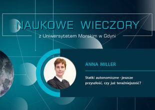 Plansza z tytułem Naukowe wieczory z UMG