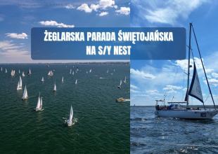 Plansza z tytułem Żeglarska Parada Świętojańska