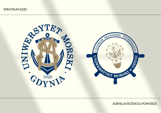 Logotypy UMG i CTT UMG na planszy