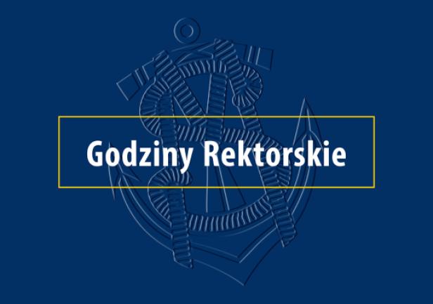 Plansza z hasłem Godziny Rektorskie