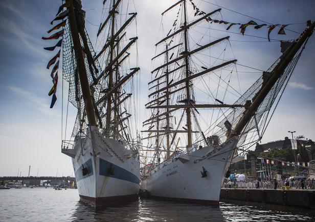 TTSR 2013, Szczecin - \"Dar Młodzieży i \"Mir\"