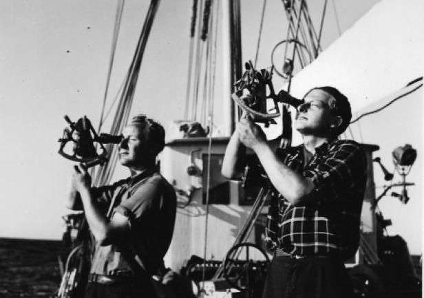 \"Henryk Rutkowski\" - zajęcia z astronawigacji (fot. F. Staszewski) \"Henryk Rutkowski\" - zajęcia z astronawigacji (fot. F. Staszewski)