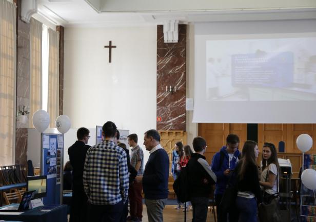 Prezentacje kół naukowych AMG, fot. Katarzyna Okońska Prezentacje kół naukowych AMG, fot. Katarzyna Okońska