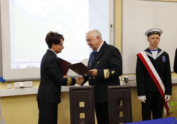 Podpisanie porozumienia z Zespołem Szkół Morskich, fot. Katarzyna Okońska