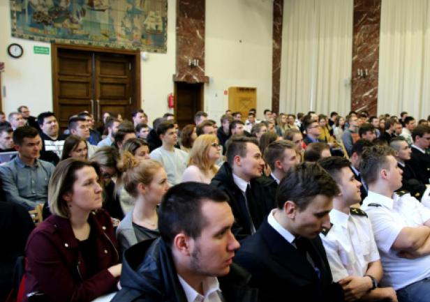 Debata z Rektorem Akademii Morskiej w Gdyni, fot. Magdalena Zajk