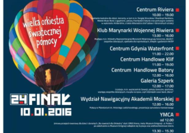 Gdynia podczas WOŚP 2016