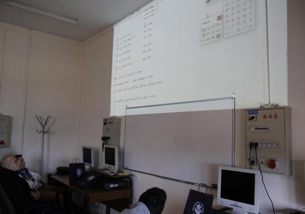 Uczniowie Zespołu Szkół Chłodniczych i Elektronicznych w Akademii Morskiej, fot. Katarzyna Okońska