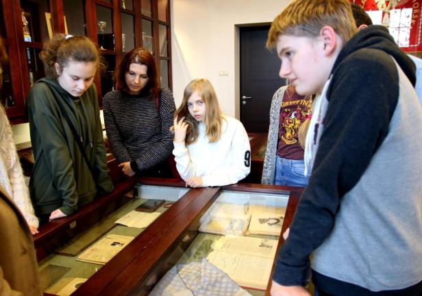 Wizyta uczniów w AMG, fot. Magdalena Zajk