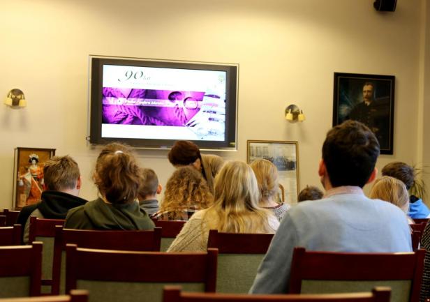 Wizyta uczniów w AMG, fot. Magdalena Zajk