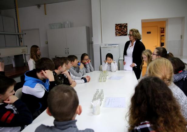 Wizyta uczniów w AMG, fot. Magdalena Zajk