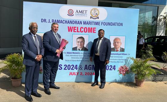 JM Rektor gościem honorowym międzynarodowego Szczytu „AMET Global Maritime Summit”